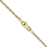 14K Yellow Gold 22" Ultra Diamond-Cut Rope Chain with Lobster Clasp by Oro Pregiato