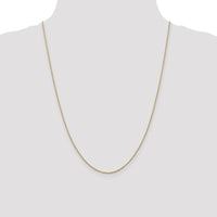 14K Yellow Gold 24" 1.1mm Ropa Chain with Spring Ring Clasp by 0
