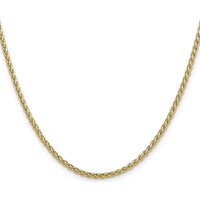 14K Yellow Gold 24" 2.8mm Spiga Chain with Lobster Clasp by Oro Pregiato