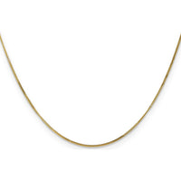 14K Yellow Gold 24" Curb Chain with Spring Ring Clasp by Oro Pregiato