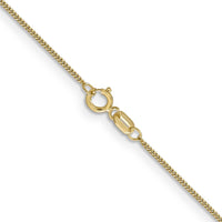 14K Yellow Gold 24" Curb Chain with Spring Ring Clasp by Oro Pregiato