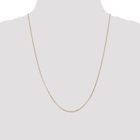 14K Yellow Gold 24" Curb Chain with Spring Ring Clasp by Oro Pregiato