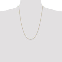 14K Yellow Gold 24" Diamond-Cut Cable Chain Necklace by Oro Pregiato