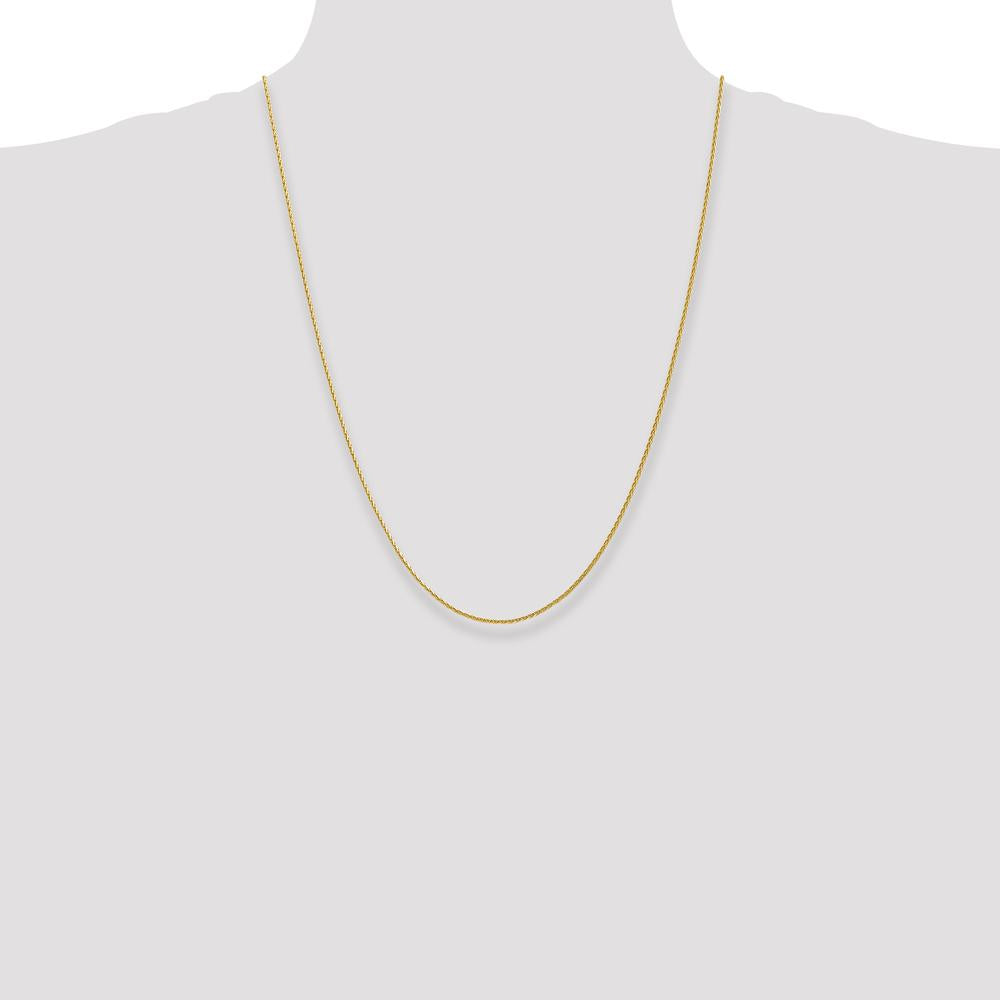 14K Yellow Gold 24" Diamond-Cut Parisian Wheat Chain Necklace with Lobster Clasp by Oro Pregiato
