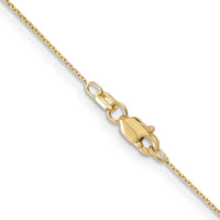 14K Yellow Gold 24" Diamond-Cut Round Open Link Cable Chain Necklace - 0.65mm Width by Oro Pregiato