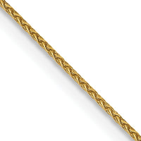 14K Yellow Gold 24" Diamond-Cut Spiga Chain with Spring Ring Clasp by Oro Pregiato