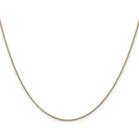 14K Yellow Gold 24" Diamond-Cut Spiga Chain with Spring Ring Clasp by Oro Pregiato