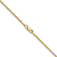 14K Yellow Gold 24" Franco Chain Necklace with Lobster Clasp - 0.9mm Width by Oro Pregiato