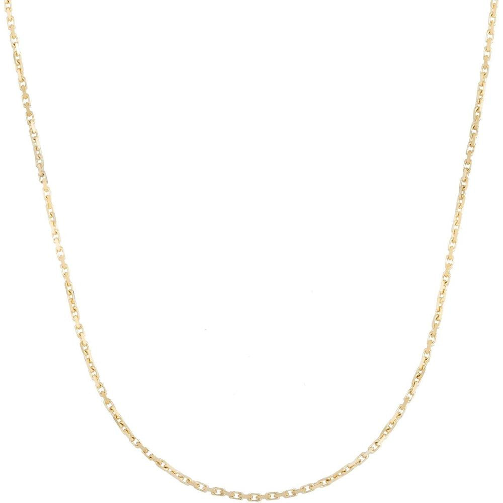 14K Yellow Gold 24" French Cable Chain with Polished Finish - 1.9mm Width by Orozza Fine Jewelry