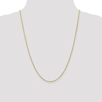 14K Yellow Gold 24" Heavy Baby Rope Chain Necklace with Lobster Clasp by Oro Pregiato