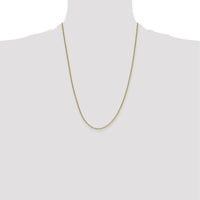 14K Yellow Gold 24" Mariners Link Chain - 1.8mm Width by Oro Pregiato