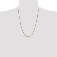 14K Yellow Gold 24" Mariners Link Chain - 2.35mm Width by Oro Pregiato