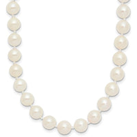 14K Yellow Gold 24" Necklace with 6-7mm White Akoya Cultured Pearls by Monteluci Fine Jewelry