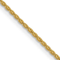 14K Yellow Gold 24" Parisian Wheat Chain Necklace with Lobster Clasp by Oro Pregiato