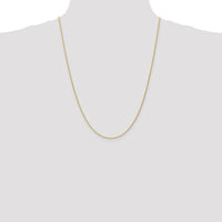 14K Yellow Gold 24" Parisian Wheat Chain Necklace with Lobster Clasp by Oro Pregiato