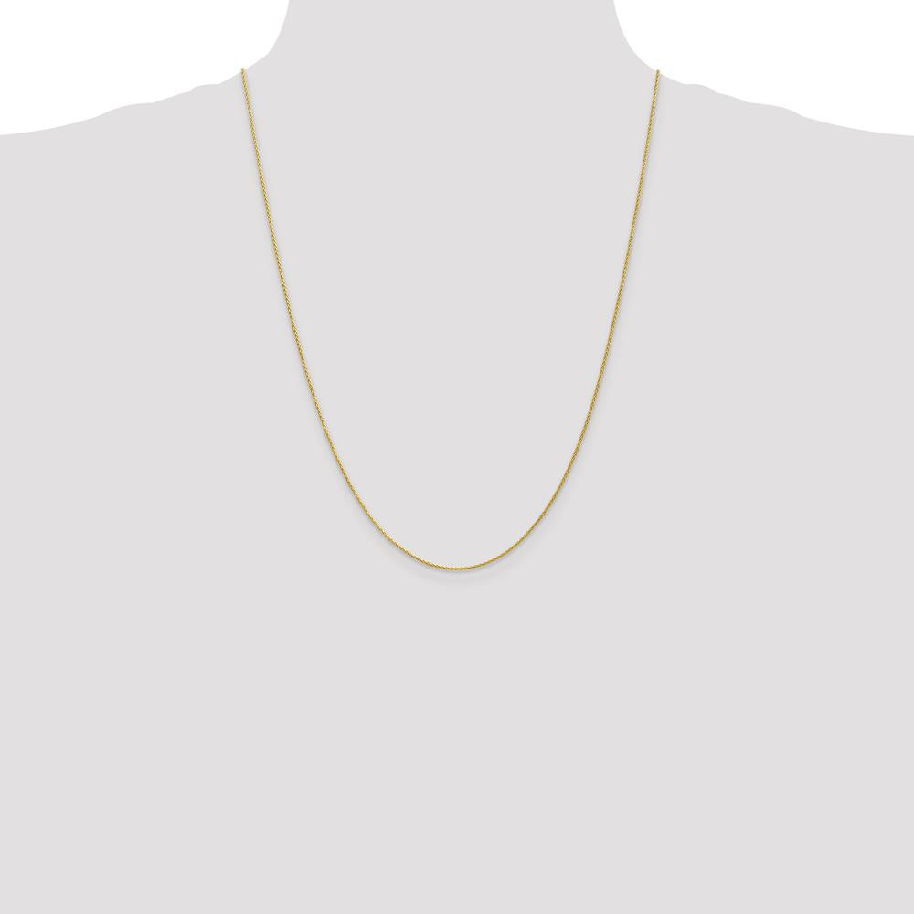 14K Yellow Gold 24" Parisian Wheat Chain Necklace with Lobster Clasp by Oro Pregiato