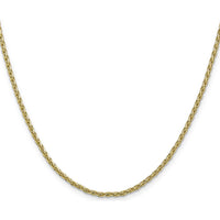 14K Yellow Gold 24" Parisian Wheat Chain with Lobster Clasp - 2.25mm Width by Oro Pregiato