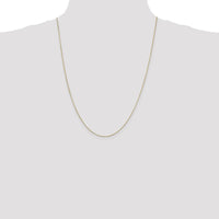 14K Yellow Gold 24" Polished Snake Chain Necklace - 0.6mm by Oro Pregiato