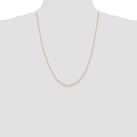 14K Yellow Gold 24" Singapore Chain with Spring Ring Clasp - 1.10mm Width by Oro Pregiato