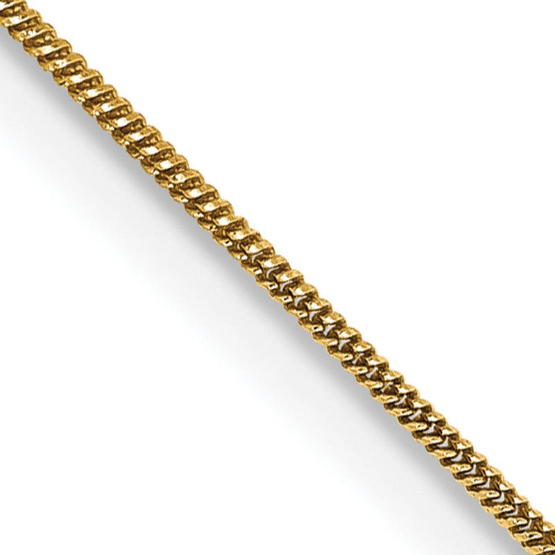 14K Yellow Gold 24" Snake Chain Necklace - 0.65mm Width by 0