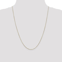 14K Yellow Gold 24" Snake Chain Necklace - 0.65mm Width by 0
