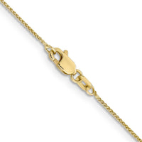 14K Yellow Gold 24" Spiga Chain Necklace - 0.85mm Width by Monteluci Fine Jewelry