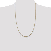 14K Yellow Gold 26" 1.6mm Round Snake Chain with Lobster Clasp by 0
