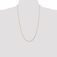 14K Yellow Gold 26" Baby Rope Chain with Spring Ring Clasp - Polished Finish by Oro Pregiato
