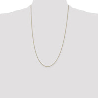 14K Yellow Gold 26" Box Chain Necklace with Lobster Clasp by Oro Pregiato