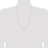 14K Yellow Gold 26" Box Chain Necklace with Lobster Clasp by Oro Pregiato