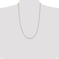 14K Yellow Gold 26" Box Chain Necklace with Polished Finish by Oro Pregiato