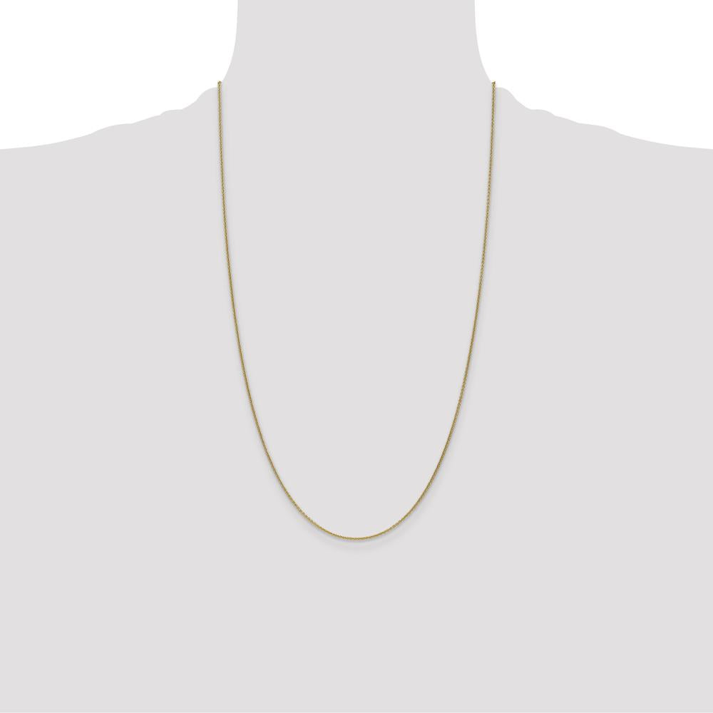 14K Yellow Gold 26" Cable Link Chain with Lobster Clasp by Oro Pregiato