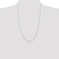 14K Yellow Gold 26" Diamond-Cut Round Open Link Cable Chain with Lobster Clasp by Oro Pregiato