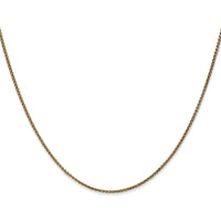 14K Yellow Gold 26" Diamond-Cut Spiga Chain Necklace - 1.25mm Width by Oro Pregiato