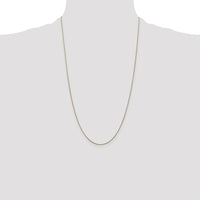 14K Yellow Gold 26" Diamond-Cut Spiga Chain with Lobster Clasp by Oro Pregiato