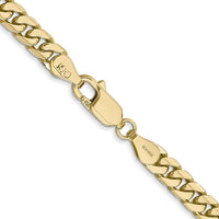 14K Yellow Gold 26" Miami Cuban Link Chain - 4.3mm Solid Gold by Oro Pregiato