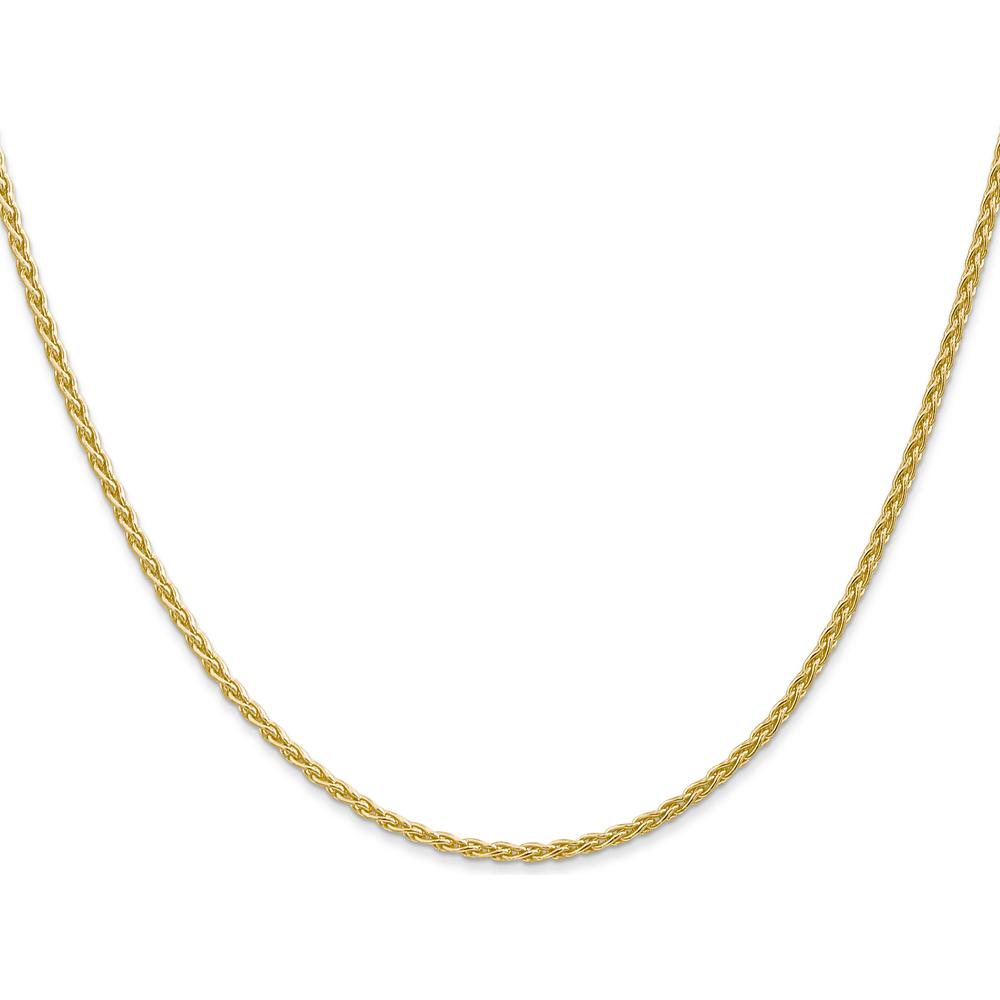14K Yellow Gold 26" Parisian Wheat Chain - Polished Finish by Oro Pregiato