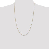 14K Yellow Gold 26" Rope Chain Necklace with Spring Ring Clasp - 0.8mm by Oro Pregiato