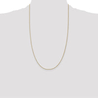 14K Yellow Gold 26" Spiga Wheat Chain with Lobster Clasp - 1.05mm Width by Oro Pregiato