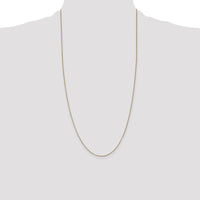 14K Yellow Gold 28" Box Chain Necklace with Lobster Clasp - 0.7mm by Oro Pregiato