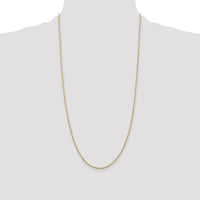 14K Yellow Gold 28" Diamond-Cut Rope Necklace with Lobster Clasp