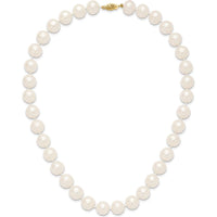 14K Yellow Gold 28" Necklace with 64 Near-Round Freshwater Cultured Pearls - 11-12mm by Monteluci Fine Jewelry