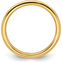 14K Yellow Gold 2mm Comfort Fit Wedding Band - Size 6.5 by Luciano & Cie