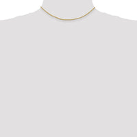 14K Yellow Gold 2mm Diamond-Cut Rope Chain with Lobster Clasp - 14" Length by Oro Pregiato