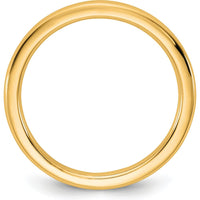 14K Yellow Gold 2mm European Comfort Fit Domed Wedding Band - Timeless Unisex Ring by Luciano & Cie