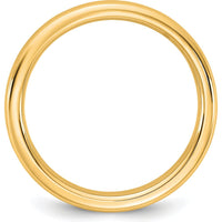 14K Yellow Gold 3.5mm European Comfort Fit Band - Size 5 by Luciano & Cie