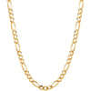 14K Yellow Gold 3.8mm Polished Figaro Chain Bracelet - 7" by Orozza Fine Jewelry