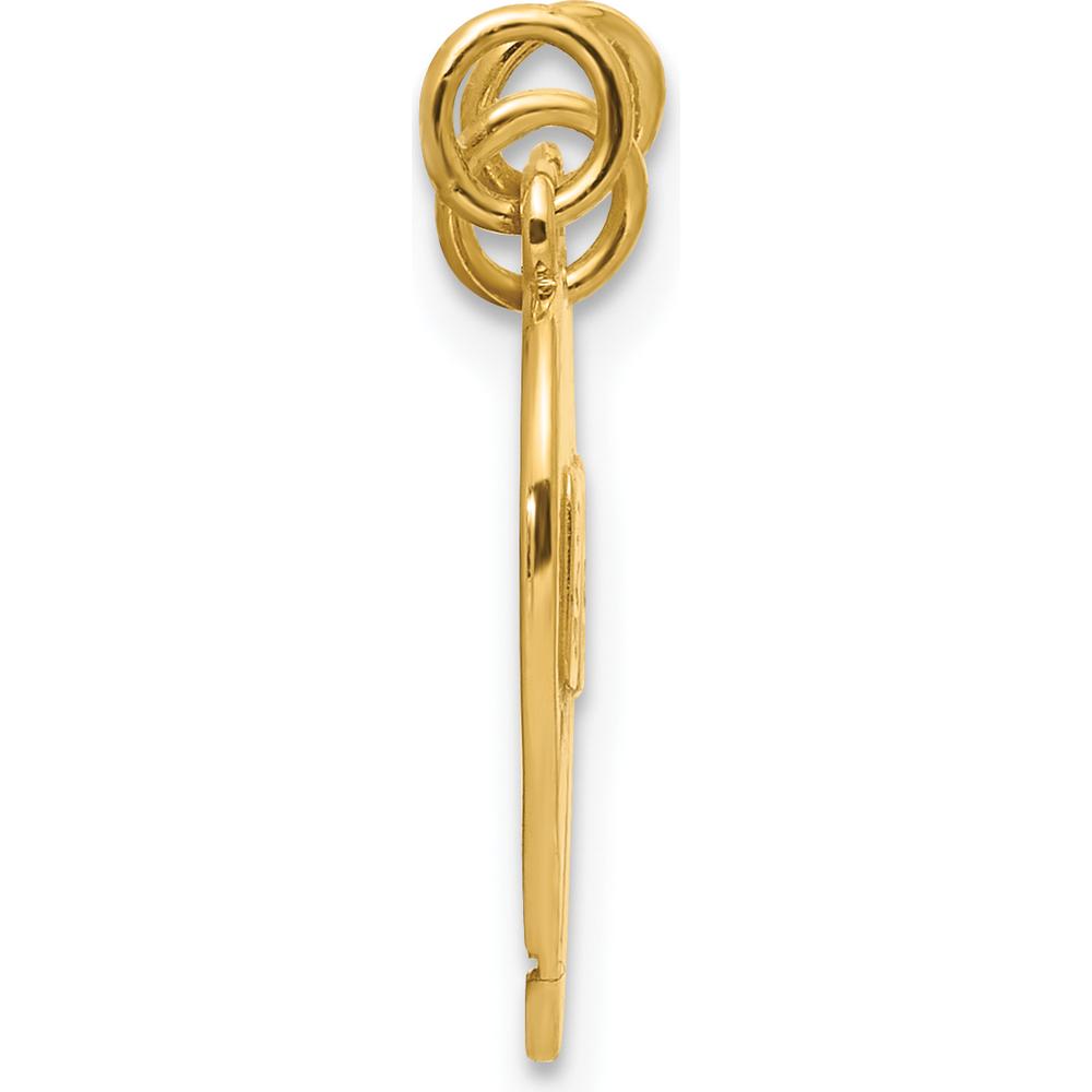 14K Yellow Gold 3-Piece Break-Apart "Big Sis" and "Lil Sis" Pendant Charm Set by Oro Pregiato