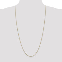 14K Yellow Gold 30" 1.1mm Round Snake Chain with Lobster Clasp by 0