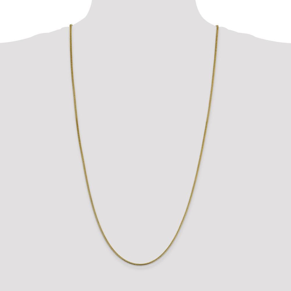 14K Yellow Gold 30" 1.4mm Franco Chain with Lobster Clasp by Oro Pregiato